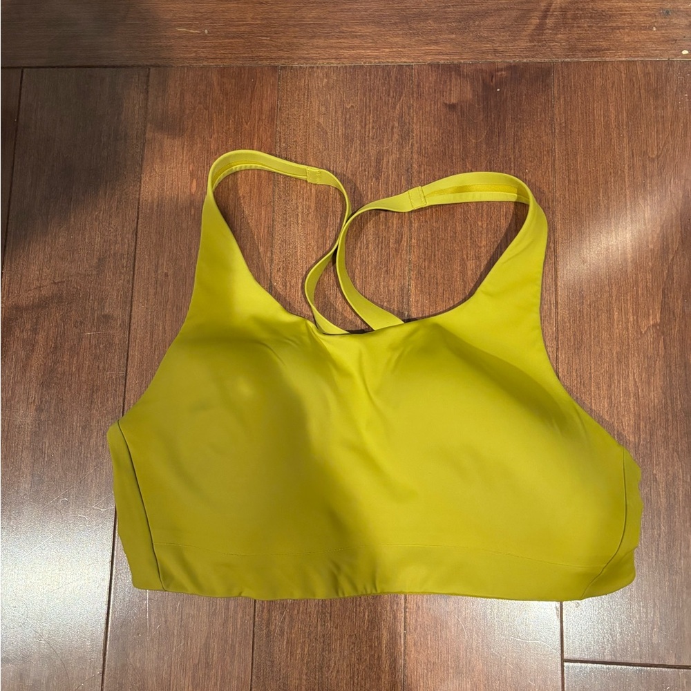 Athleta Yellow/Green High Impact Sports Bra